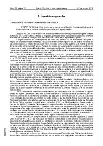 1. Disposiciones generales - Junta de Andalucía