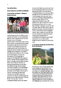 1 Tour du Mont Blanc Einmal rundherum vom 23.08. bis 29.08.2015 1 ...