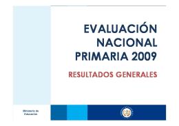 evaluacion nacional primaria 2009 1