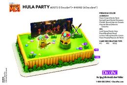 HULA PARTY #21272 (1 DecoSet®) • #43932 (6