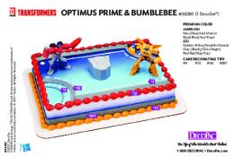 OPTIMUS PRIME & BUMBLEBEE #38280 (1 DecoSet®)