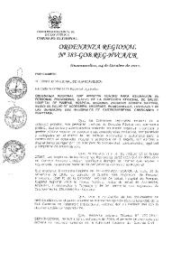 Page 1 GOBIERNO REGIONAL DE HUANCAVELICA CONSEJO