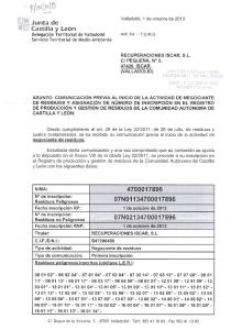 Page 1 l Quellº Valladolid, 1 de Octubre de 2013 Junta de S: Castilla ...