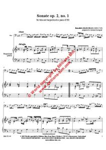 Sonate op. 2, no. 1